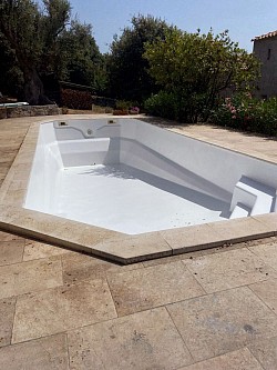 Rénovation piscine coque (blanc)